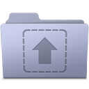 Upload Folder Lavender icon
